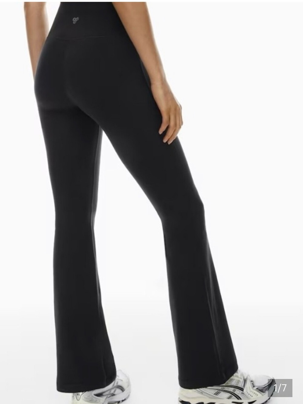 TNA Black Flare Leggings - Picture 2 of 9
